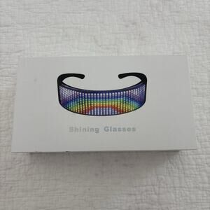 NEW Led Party Glasses Customized App Control Bluetooth Flashing Luminous Openbox